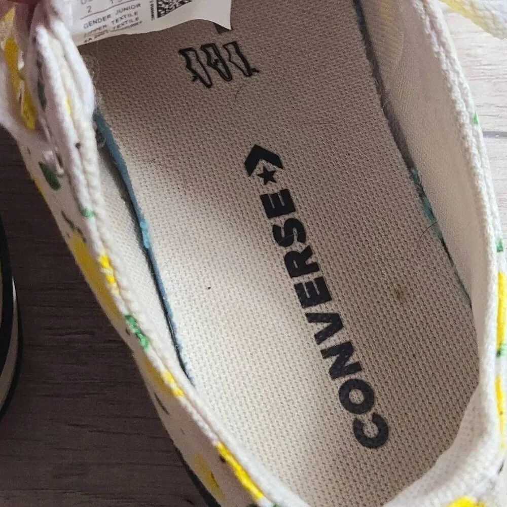 Converse lemon sneakers 2
